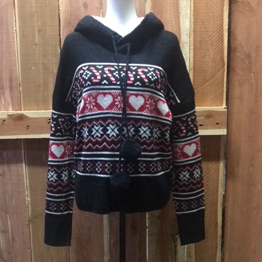 Christmas hoodie sweater size L - Picture 3 of 7